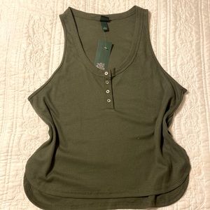 Olive Tank Top